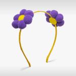 FLOWER POMPOM TIARA